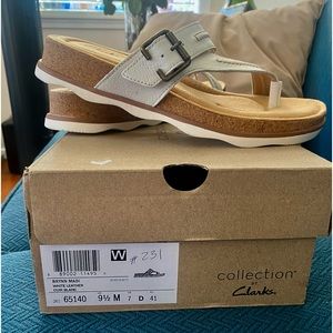 Clarks Brynn Madi leather sandals